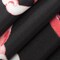 Black Pink Stain Resistant Performance Pet Friendly Novelty Print Upholstery Fabric by The Yard - SKU: Palm Springs Flamingo